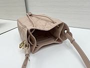 Dior Small D-Motion Bag Pink Macrocannage Lambskin - 17x19.5x11cm - 3