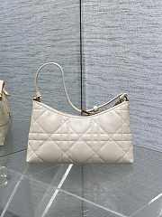 Dior Miss Caro Cigale Mini Bag Light Ivory Macrocannage Lambskin - 24x14x6.5cm - 5