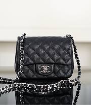 Chanel Mini Classic Handbag Caviar & Gold Tone Metal Black - 13.5x17x8cm - 1