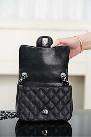 Chanel Mini Classic Handbag Caviar & Gold Tone Metal Black - 13.5x17x8cm - 3