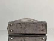 Balenciaga Rodeo Medium Handbag in Suede Gray Silver Hardware - 35x23x11cm - 2