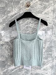 Chanel Knit Camisole Blue  - 6