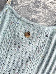 Chanel Knit Camisole Blue  - 3