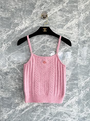 Chanel Knit Camisole Pink 