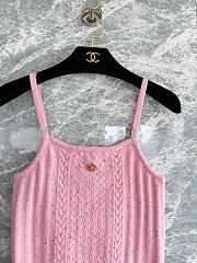 Chanel Knit Camisole Pink  - 3