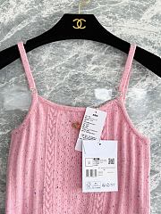 Chanel Knit Camisole Pink  - 6