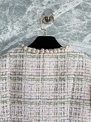 Chanel Tweed Sleeveless Vest with Braided Trim - 6