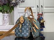 LV Millionaires Speedy 25 P9 Monogram Blue - 25x15x15cm - 3