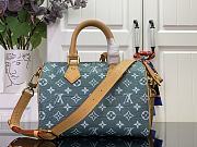 LV Millionaires Speedy 25 P9 Monogram Blue - 25x15x15cm - 2