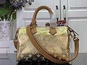 LV Speedy P9 Bandouliere 25 Autres Cuirs Monogram Gold M26305 - 25x15x15cm - 2