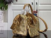 LV Speedy P9 Bandouliere 25 Autres Cuirs Monogram Gold M26305 - 25x15x15cm - 4