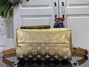 LV Speedy P9 Bandouliere 25 Autres Cuirs Monogram Gold M26305 - 25x15x15cm - 6