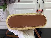 LV Vanity Chain Pouch Natural Tan Raffia M14303 - 19x6.5x11.5cm - 2