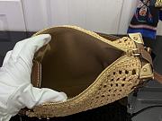LV Side Trunk MM Natural Tan Raffia M14405 - 23.5x16x8.5cm - 6