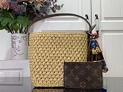LV All In BB Natural Tan Raffia M14217 - 16x18x12cm - 3
