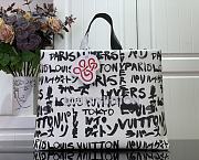 LV Shopper Tote MM Damier White Black N40797 - 40x32x16cm - 6
