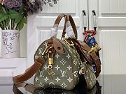 LV Speedy P9 Bandouliere 25 Autres Cuirs Monogram Green Sancha - 25x15x15cm - 4