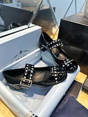 Prada Mary Jane Pumps Black Patent Leather 35mm - 6