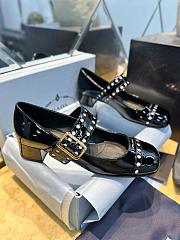 Prada Mary Jane Pumps Black Patent Leather 35mm - 5