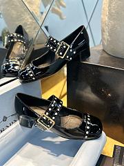 Prada Mary Jane Pumps Black Patent Leather 35mm - 3