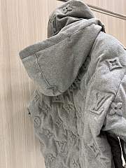 LV Monogram Boyhood Puffer Jacket Grey  - 3