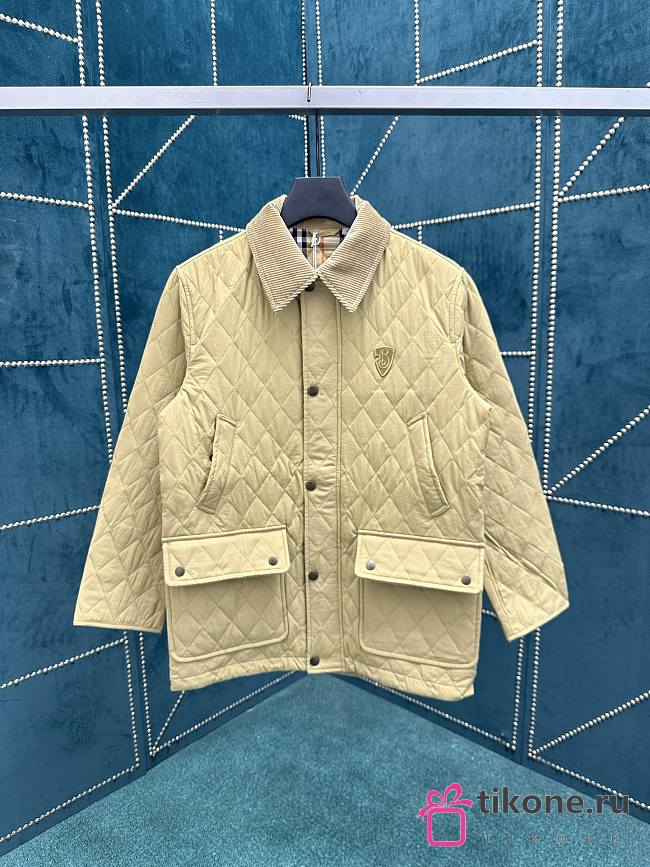 Burberry Quilted Nylon Jacket Reversible Beige  - 1