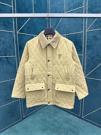 Burberry Quilted Nylon Jacket Reversible Beige 