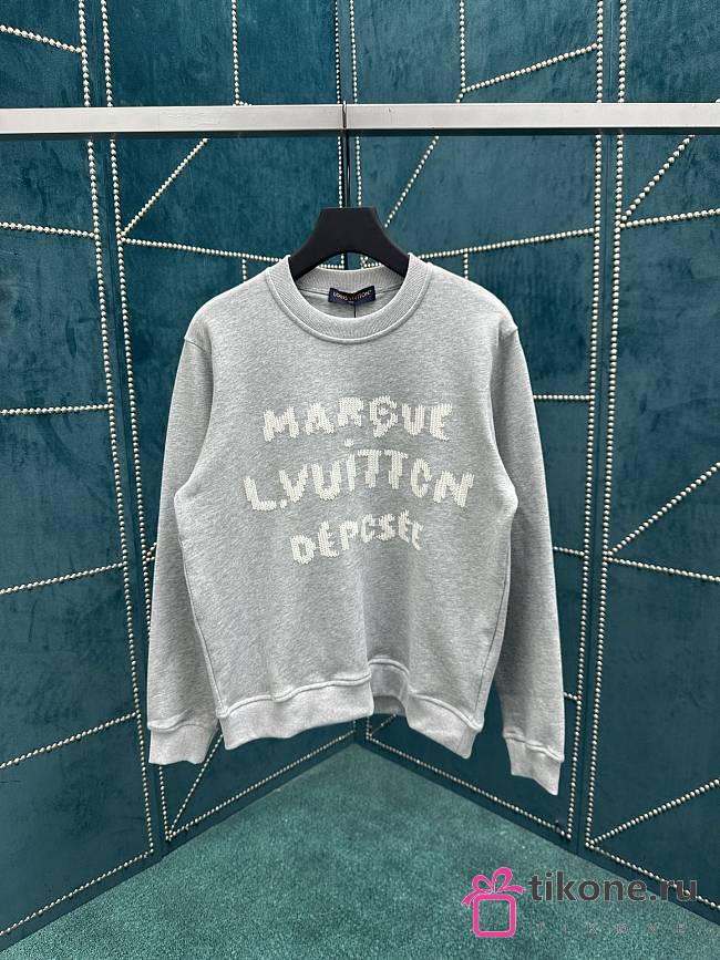 LV Crewneck Jumper Gray  - 1