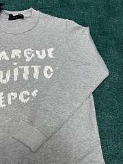 LV Crewneck Jumper Gray  - 2