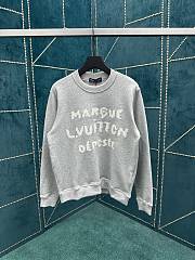 LV Crewneck Jumper Gray  - 3