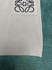 Loewe Anagram Pocket Sweater in Cotton Blend Gray - 2