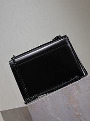 YSL Sunset Medium In Smooth Leather Black - 22x8x16cm - 4