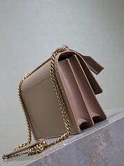 YSL Sunset Medium In Smooth Leather Nude Gold - 22x8x16cm - 2