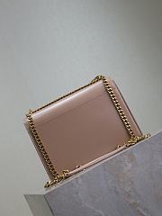 YSL Sunset Medium In Smooth Leather Nude Gold - 22x8x16cm - 4
