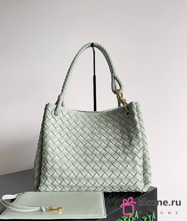 Bottega Veneta Large Parachute New Sauge Bag - 30x26x20cm - 1