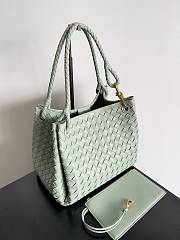 Bottega Veneta Large Parachute New Sauge Bag - 30x26x20cm - 2