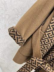 Fendi Reversible FF Belted Coat Brown - 6