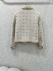Dior Tweed Jacket in Tweed Beige - 6