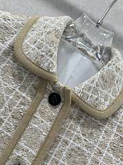 Dior Tweed Jacket in Tweed Beige - 4