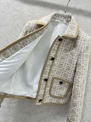 Dior Tweed Jacket in Tweed Beige - 5