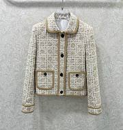 Dior Tweed Jacket in Tweed Beige - 1