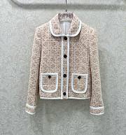 Dior Tweed Jacket in Tweed Pink  - 4
