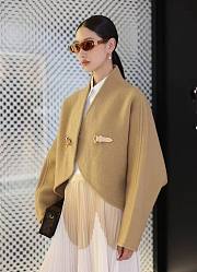 LV Utility Clip Cardigan Beige - 5