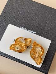 YSL Shell Clip-On Earrings - 2