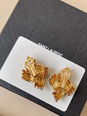 YSL Earrings Gold - 2