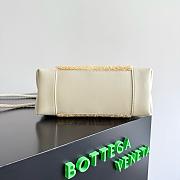 Bottega Veneta Small Andiamo Raffia SeaSalt/Natural - 25x20x10cm - 3