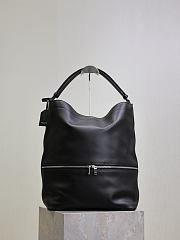 YSL Saint Laurent Hobo In Leather Black - 31×40×17cm - 1