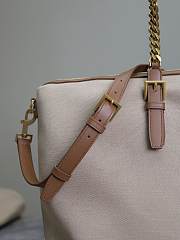 YSL Laurent In Canvas And Vegetable-Tanned Leather - 48×32×20cm - 6