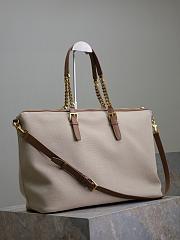 YSL Laurent In Canvas And Vegetable-Tanned Leather - 48×32×20cm - 3