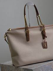 YSL Laurent In Canvas And Vegetable-Tanned Leather - 48×32×20cm - 2